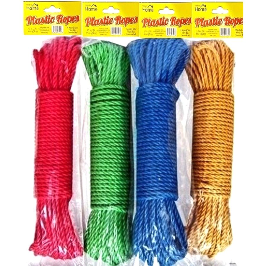 48 Bulk Simply Hardware Plastic Rope 75 Ft 0.19 in at