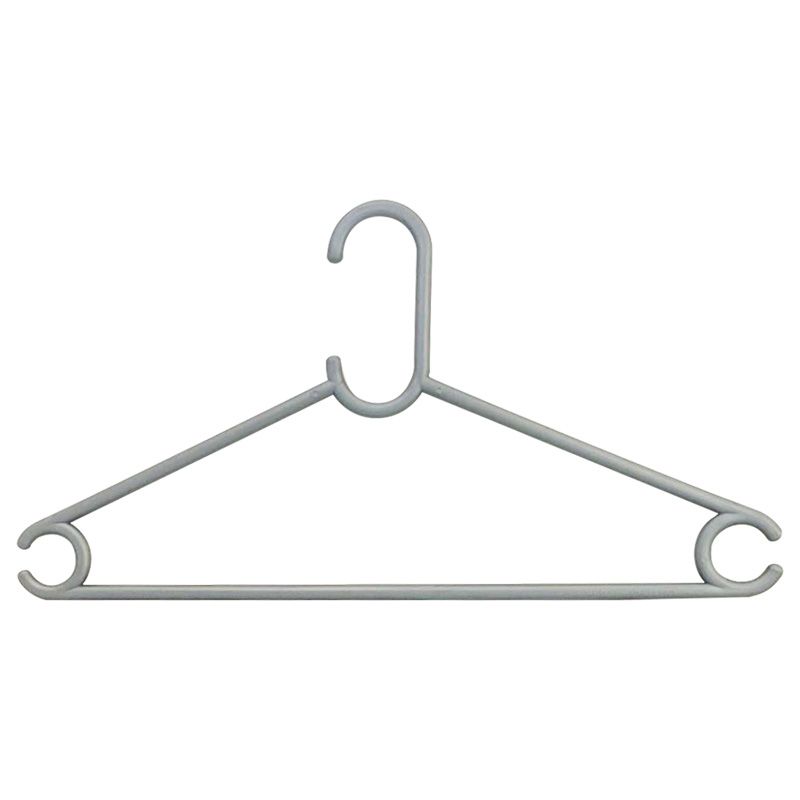 8 Bulk 16 Pack Grey Plastic Box Hangers