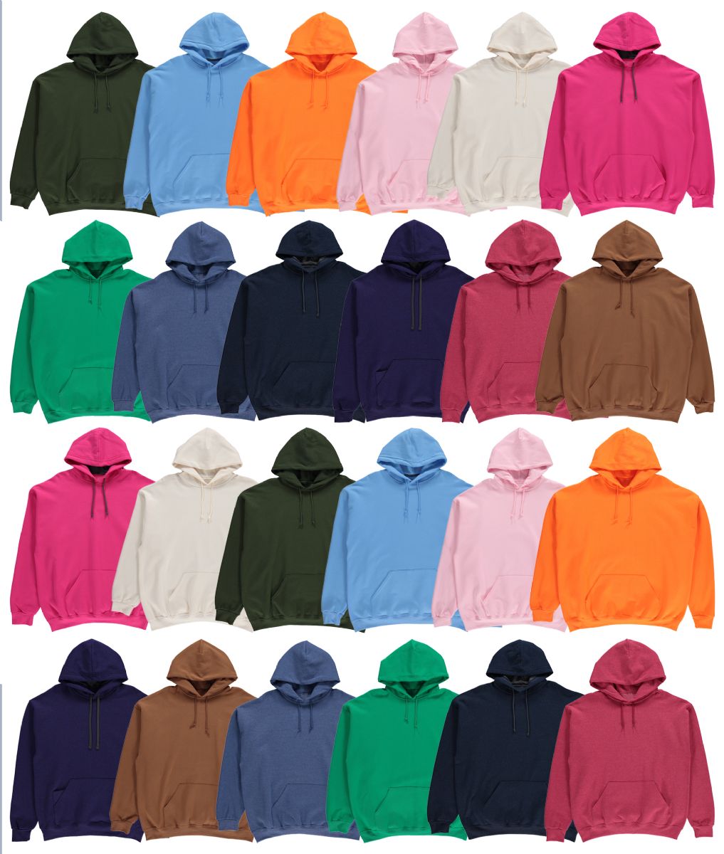 24 Bulk Billionhats Mens Wholesale Hoodie Sweatshirts, Size Small