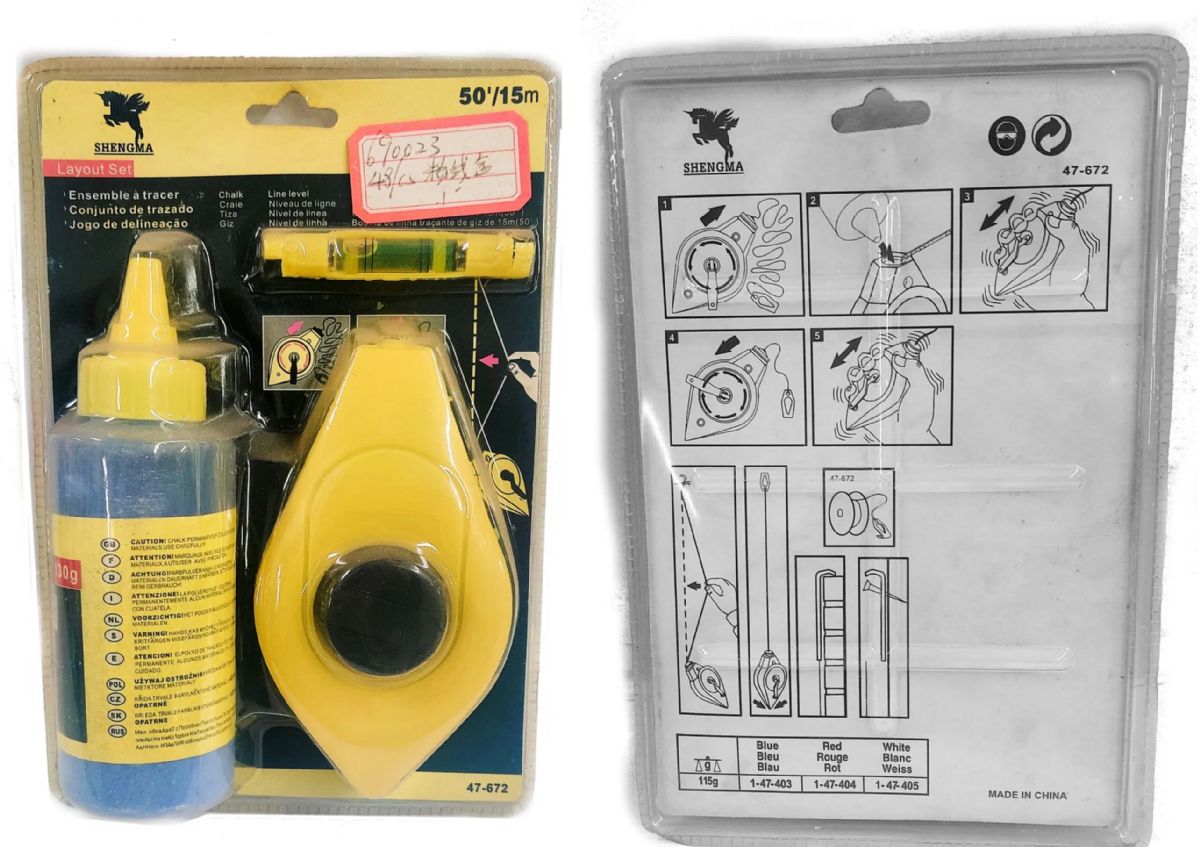 Chalk Box Layout Helper 48 Bulk Layout Set Kit With Tool And Chalk - at - bluestarempire.com