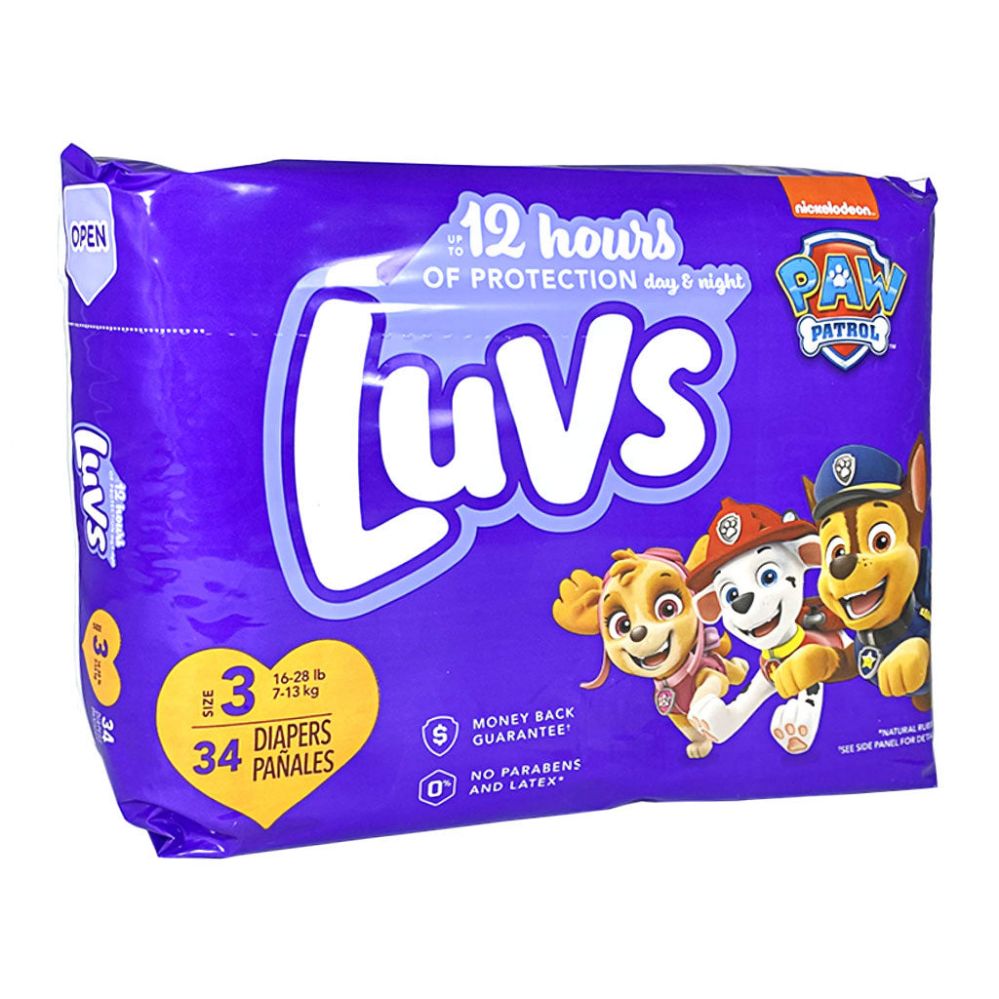 8 Bulk Luvs Diapers Size 3 - 34 ct. - at - bluestarempire.com