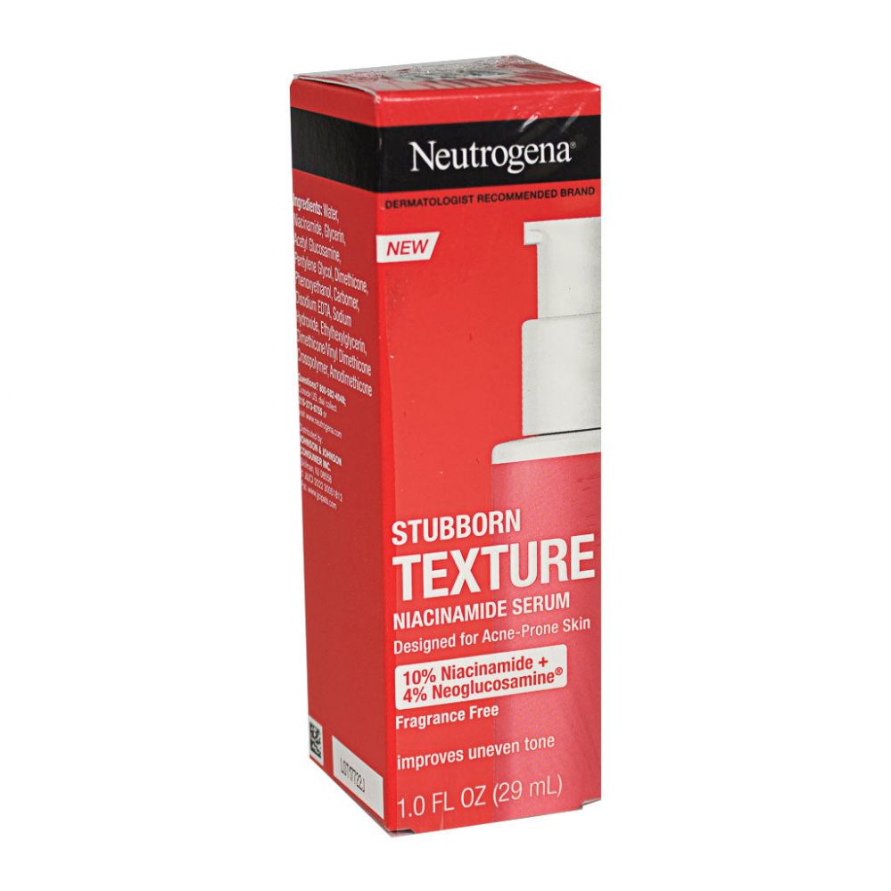 12 Bulk Neutrogena Stubborn Texture Niacinamide Serum - 1 Oz. - at ...