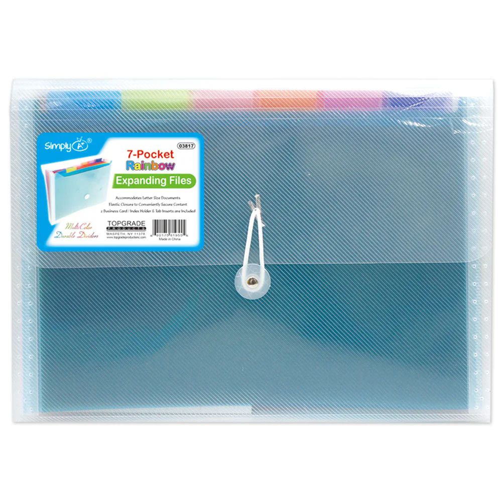 Small Expandy File 24 Bulk 7-Pocket Expanding File Letter Size 33x23.5cm - at ...