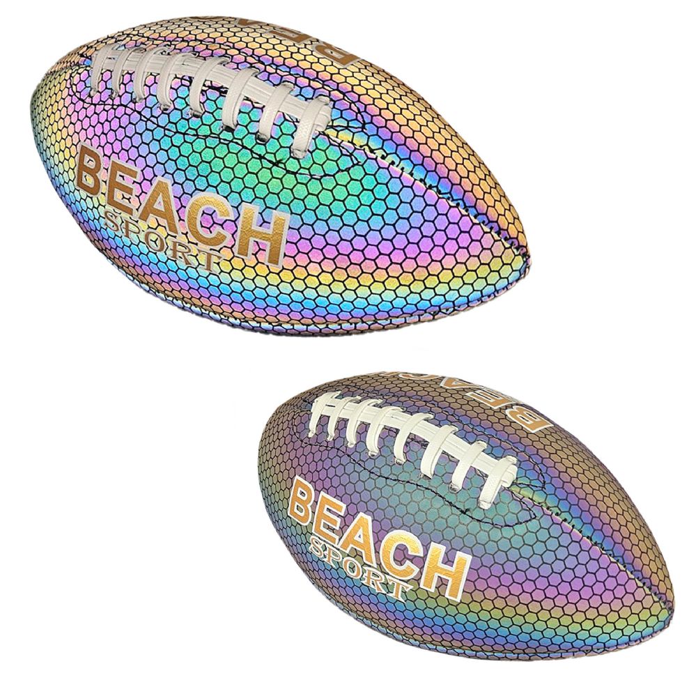 25 Bulk 8 inch Reflective Football - at - bluestarempire.com