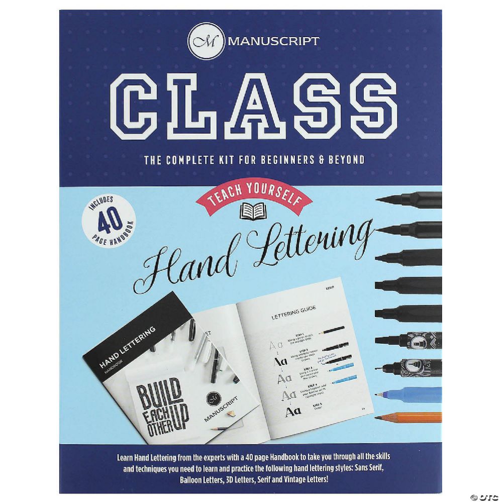 20 Bulk Manuscript Class Hand Lettering Kit - at - bluestarempire.com