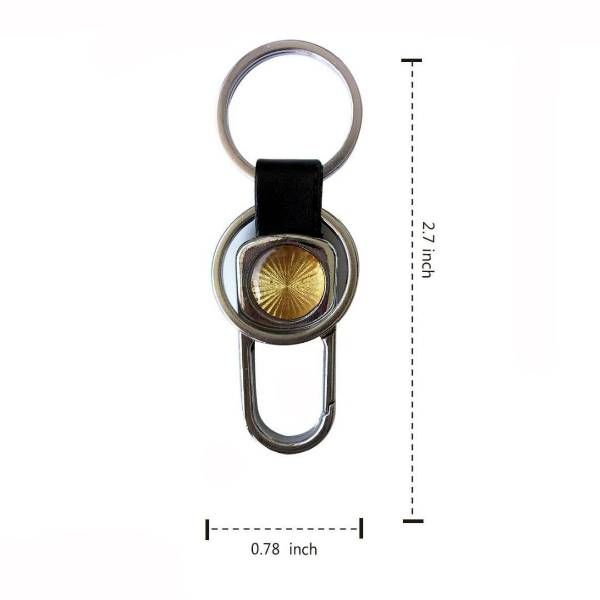 24 Bulk Metal Clip Keychain - at - bluestarempire.com