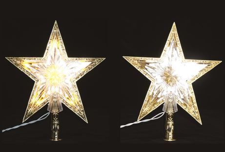12 Bulk Gold Star Tree Topper 9 Inch - at - bluestarempire.com