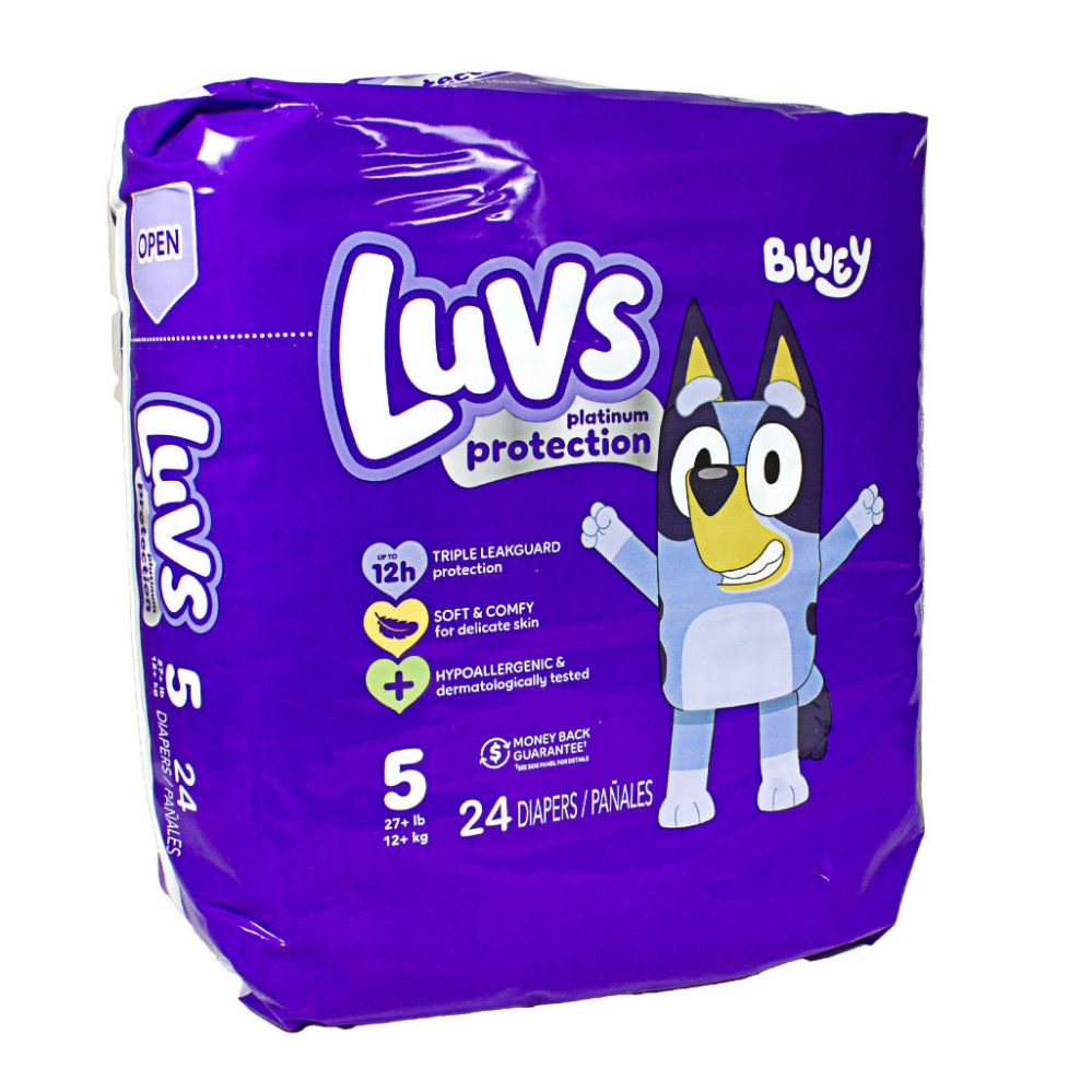 8 Bulk Luvs Platinum Diapers Size 5 - 24 Ct. - at - bluestarempire.com