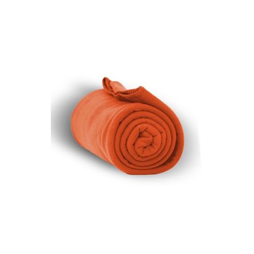 24 Bulk Fleece Blankets/throw - Orange