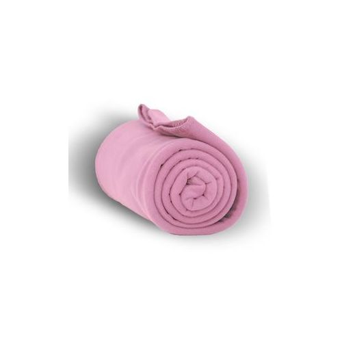 24 Bulk Fleece Blankets/throw - Pink