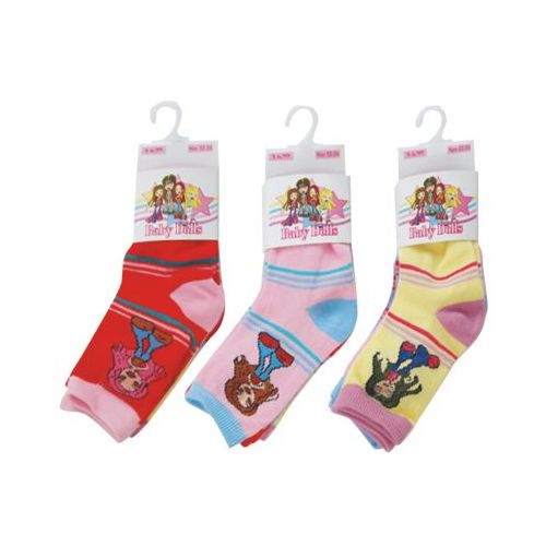 144 Bulk 3 Pack Of Kids Socks at