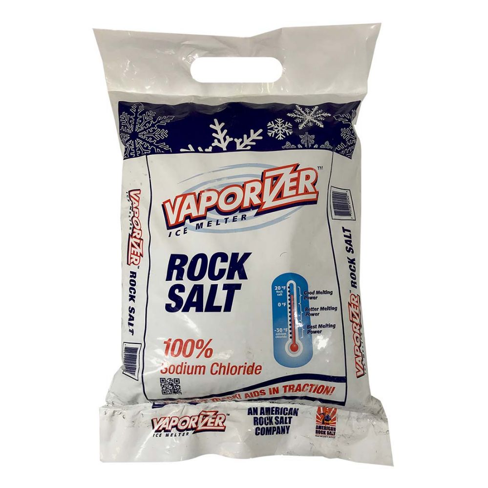 Bulk Vaporizer Rock Salt 25lb Bag Ice Melter 100 Sodium Chloride at