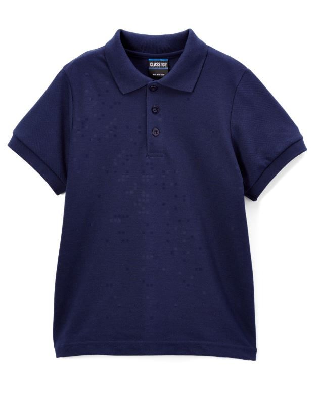 childrens navy polo shirt