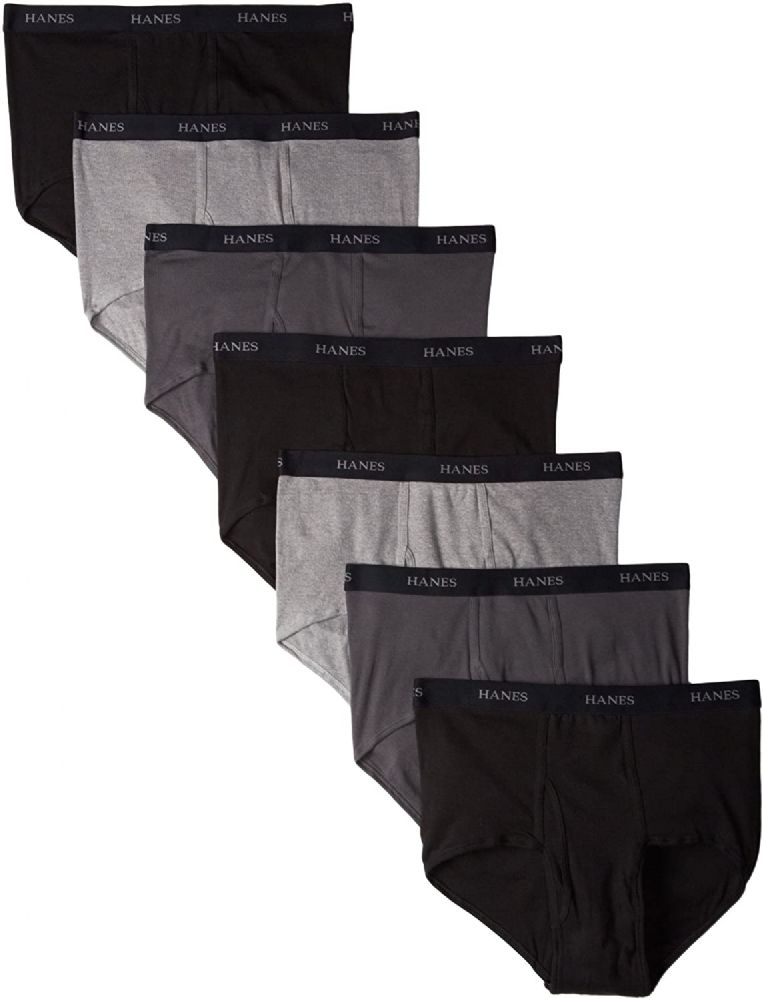 72 Bulk Hanes Mens Assorted Colors Briefs Size 3XL