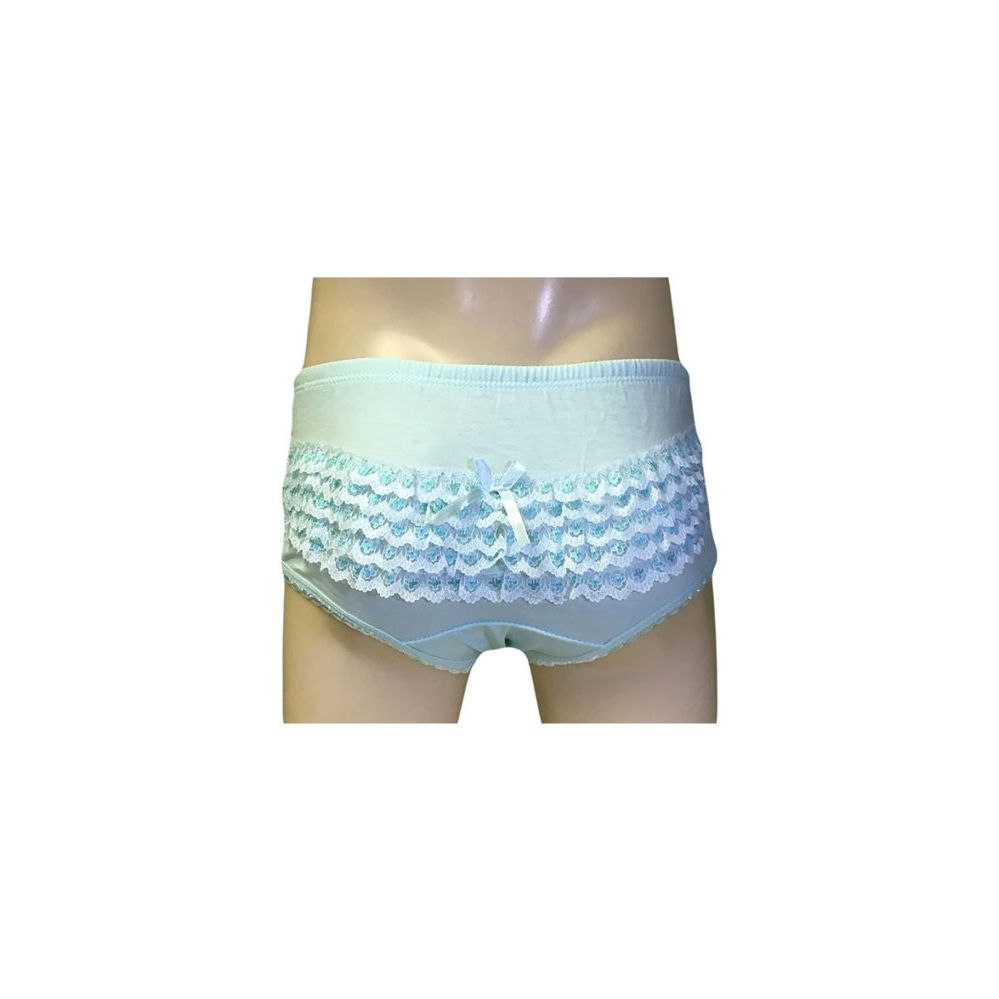 60 Bulk Kcb Girls Ruffle Panty Assorted Color Size 4-6