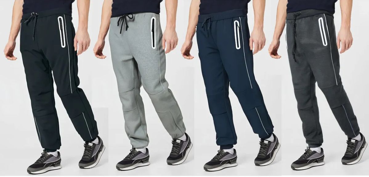 30 Bulk Men's Fashion Scuba Joggers Assorted Colors Pack B