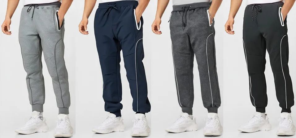 30 Bulk Men's Fashion Scuba Joggers Assorted Colors Pack B