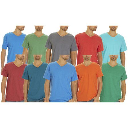 144 Bulk Men's Fruit Of The Loom V Neck T Shirts, Size 2xlarge