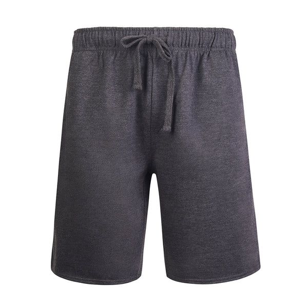 12 Bulk Men s Lightweight Fleece Shorts Size Medium In Charcoal