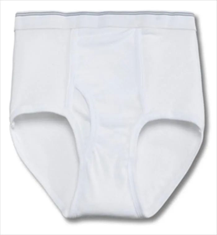 156 Bulk Men's White Cotton Brief, Size 5xl