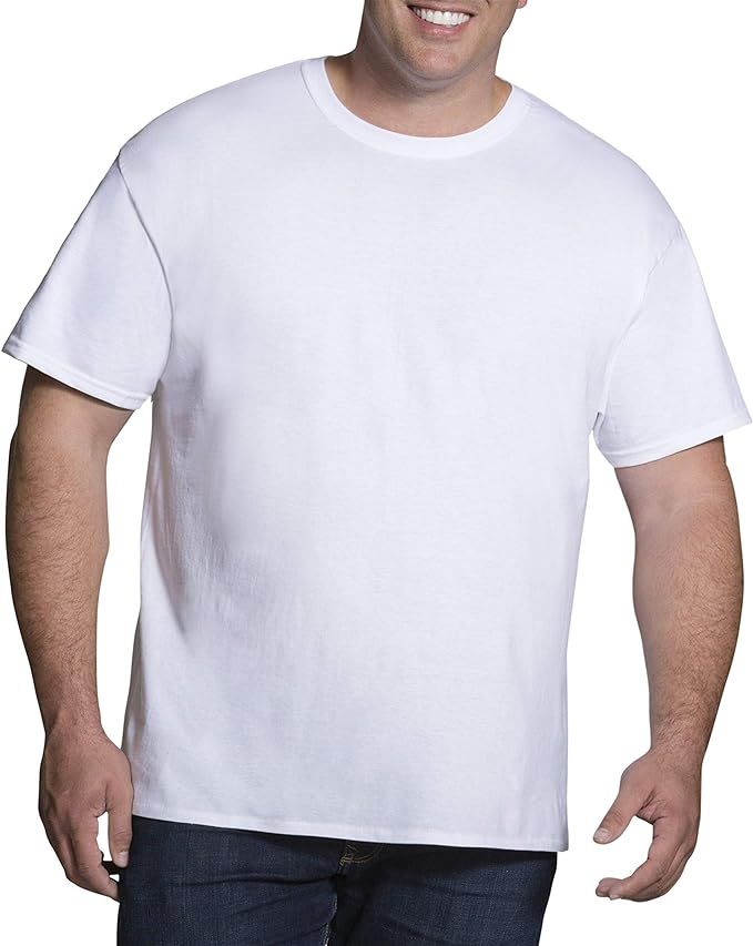 216 Bulk Men Fruit Of The Loom Cotton Crew Neck White Undershirts Size 2x at bluestarempire