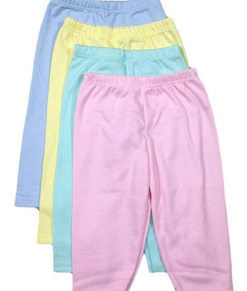 36 Bulk Straw Berry Infant Pants In Assorted Colors