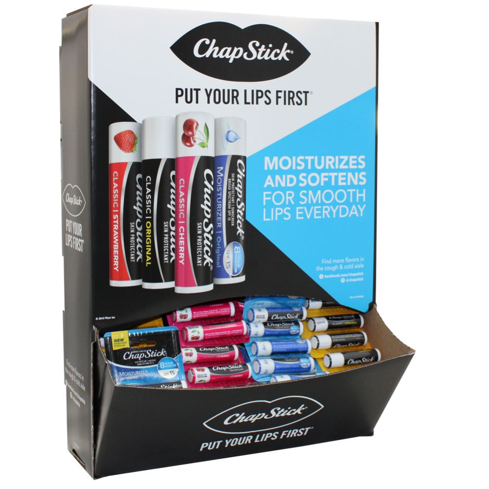36 Bulk Chapstick Floor Display (classic Original Moisturizer Spf15