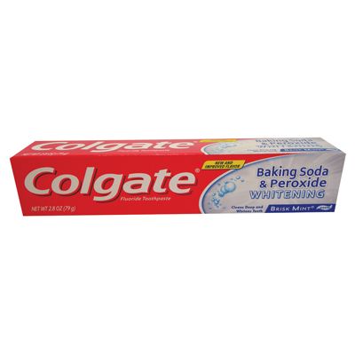 24 Bulk Colgate Toothpaste 2.5 Oz Whitening Baking Soda & Peroxide Mint ...
