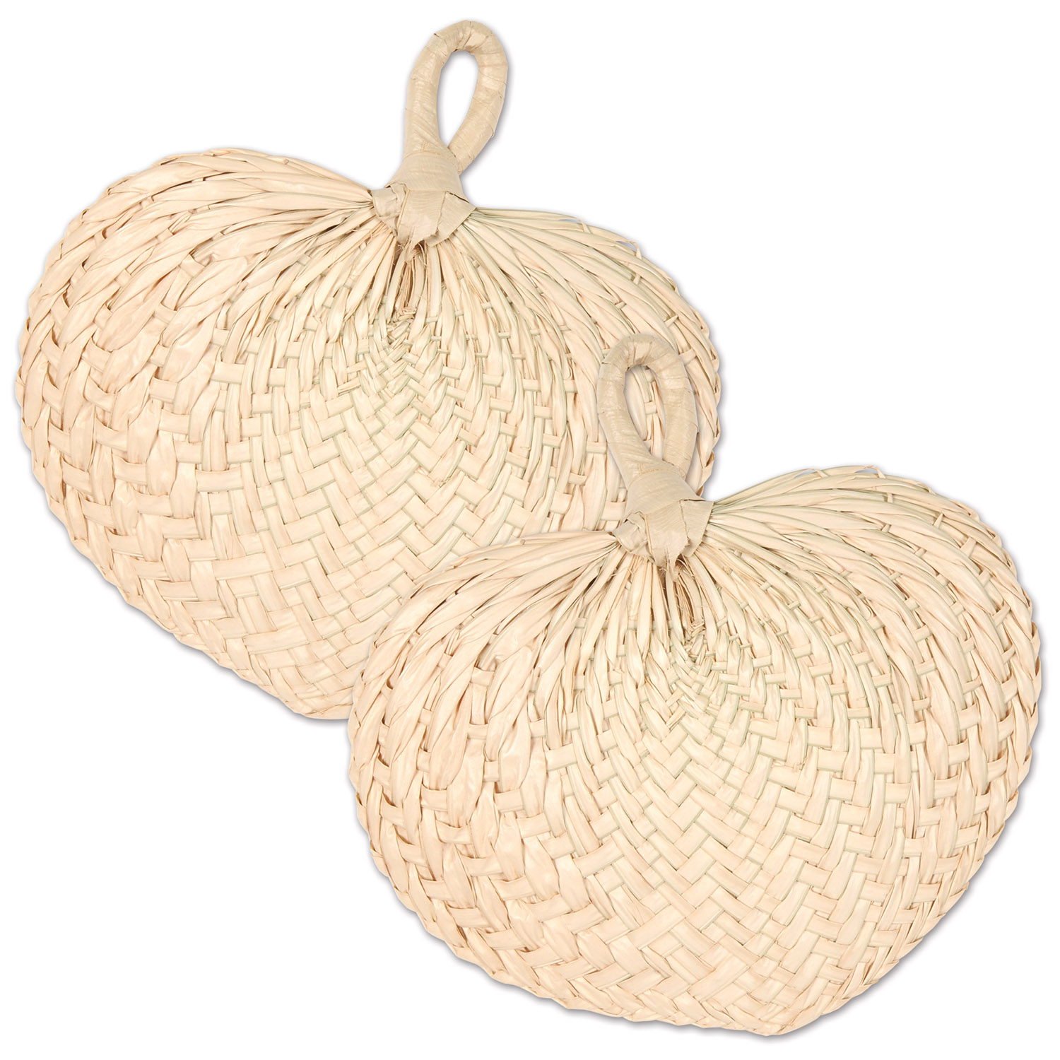 30 Bulk Raffia Fans - at - bluestarempire.com