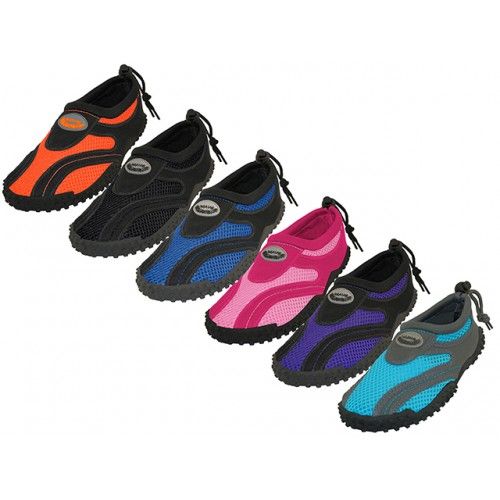 36 Bulk Women's "wave" Water Shoes Size 6