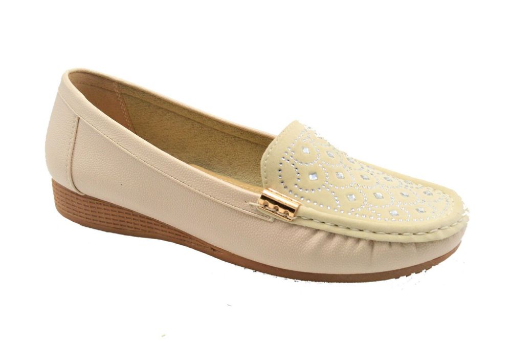 18 Bulk Womens Leather Loafers Slip Ons Flats Driving Walking