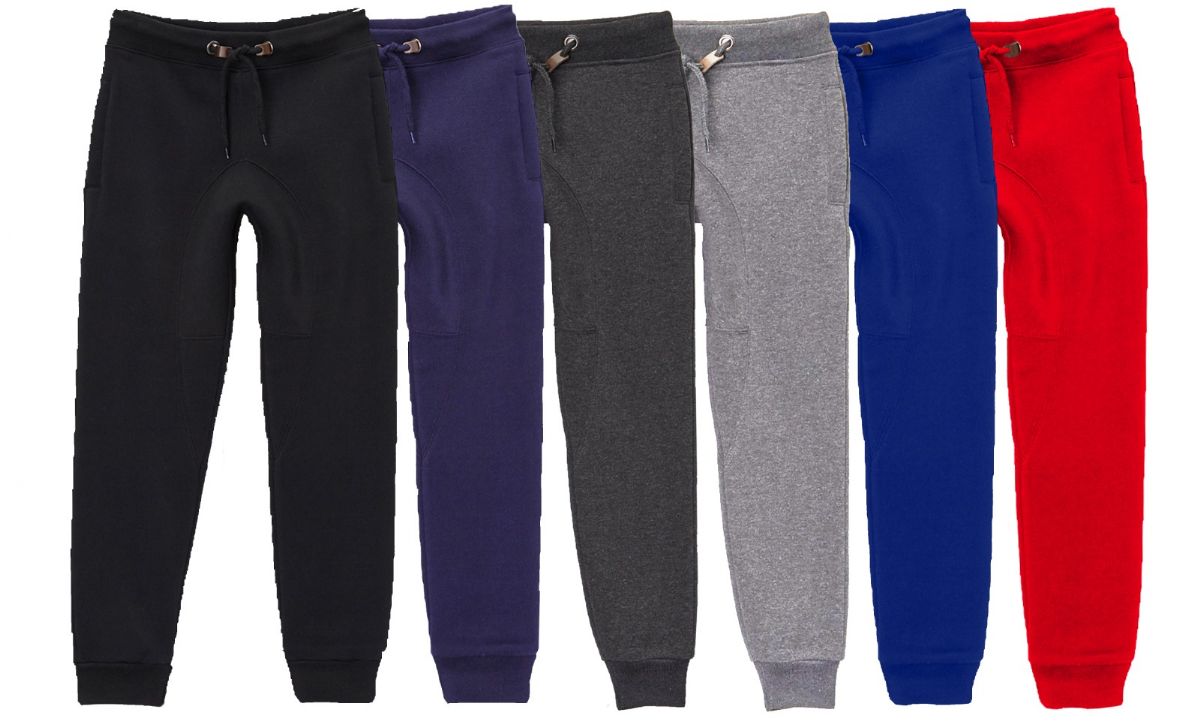24 Bulk Youth Sweatpants Joggers Assorted Colors Size L