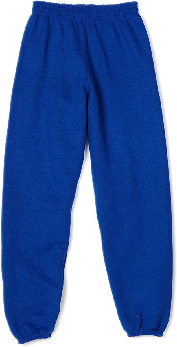 24 Bulk Youth Sweatpants Solid Royal Blue - Size Small - at ...