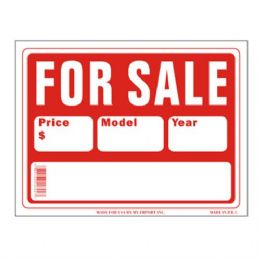 120 Bulk Sign 9in X 12in Car For Sale