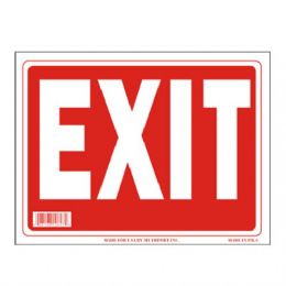 96 Bulk Sign 9in X 12in Exit