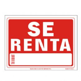 96 Bulk Sign 9in X 12in Se Renta