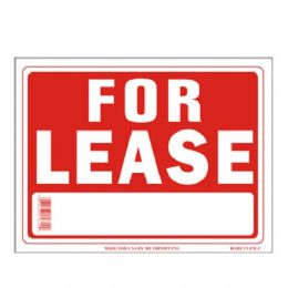 96 Bulk Sign 9in X 12in For Lease