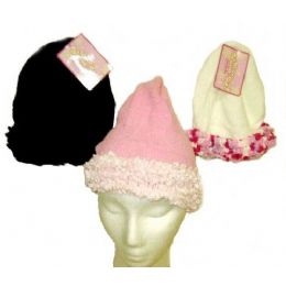 72 Bulk Ladies Chenille Winter Hat
