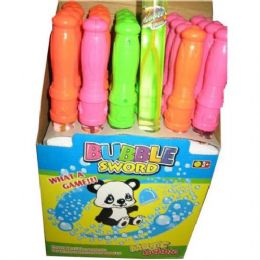 72 Bulk Long Bubble Wand In Display