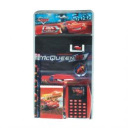 24 Bulk 7pc Stationery Set Cars