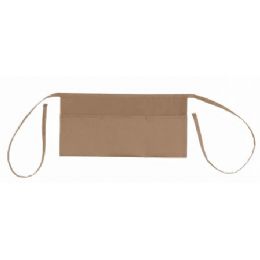 72 Bulk Cotton Twill Waist Apron Tan
