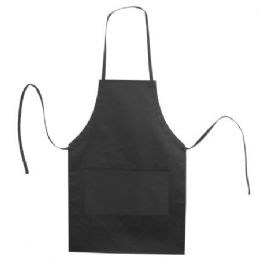 72 Bulk Butcher Style Cotton Twill Apron Black