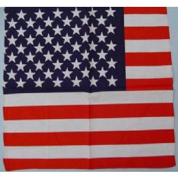 24 Bulk BandanA-American Flag