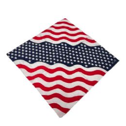 24 Bulk BandanA-Americana Wave