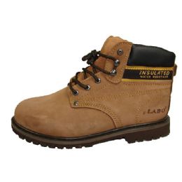 12 Bulk Men's Genuine Leather BootS--5"