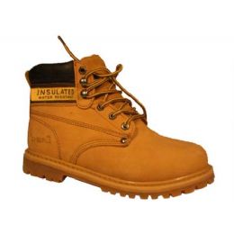 12 Bulk Men's Genuine Leather Work BootS--5"