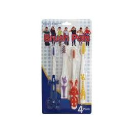 144 Bulk Kids Toothbrushes4 pk