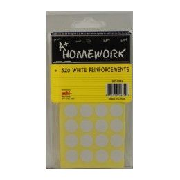 48 Bulk Paper ReinforcmentS- WhitE- 320 Pack