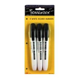 48 Bulk Dry Erase Board Markers - 3 Pk Black