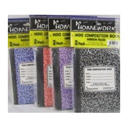 48 Bulk Mini Marble 4.5"x3.25" 80sh 2pk - Hang Card